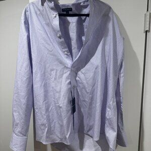 Peter Millar Purple Button Down Sport Shirt (L)